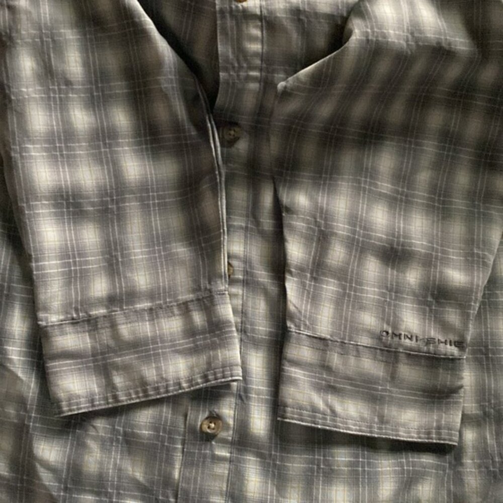 Columbia Omni-Shield Plaid Long Sleeve Shirt M - Picture 16 of 16